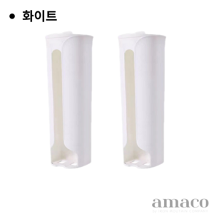 아마코 차곡차곡 다용도 정리함, 2개, 화이트