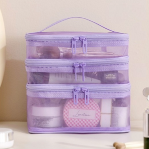 여왕벌 로얄마켓 3단 매쉬 다용도 파우치