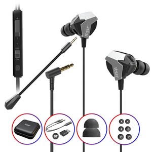 잇서 배그롤 프로 게이밍 이어폰 세트 3.5mm, 레드, BAGLOL Pro Gaming Earphone