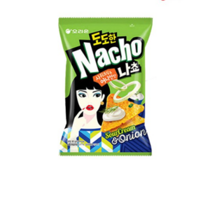 도도한나쵸 사워크림 & 어니언맛, 92g, 4개