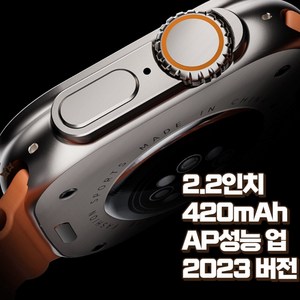 스마트시계 VWAR ZD8 울트라 맥스 2023년 업그레이드 버전 통화 NFC ECG IP68 방수, 울트라 max 2023 업그레이드 버전