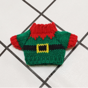 모루인형 만들기 인형옷 부자재 악세사리 키링 인형티, 30.그린산타, 1개