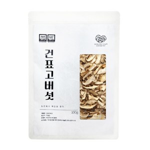 국산 무농약 건조 표고버섯 슬라이스, 1개, 100g