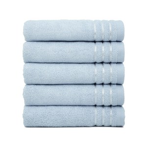 클라우망 뱀부 스트라이프 자연 항균 호텔수건 150g CPBBS150, 연블루, 15개