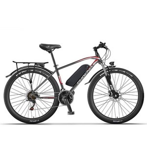 Montheria 전기자전거 로드자전거 26인치 전후 기계식디스크브레이크 21단 A598-121, 10AH/30KM