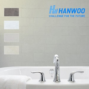hanwoo 인테리어 벽패널 욕실 주방 붙이는 데코타일, BPT214, 1세트