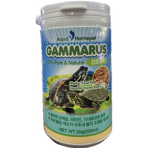 YB 거북이감마루스 (천연 건조새우) 1L (거북이 전용사료), 1개