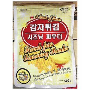 미담채 버터 양파 맛감자 튀김 시즈닝 500g업소용 식자재 식재료 대용량 식당용 단체 급식용, 500g, 1개