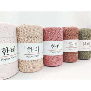 한비_한지 코튼 뜨개실, 1개, 4. 팥죽