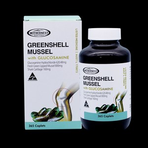 마더네스트 초록입홍합 글루코사민 상어연골 1500mg 365정 그린머슬 초록홍합 / Mothernest Greenshell Mussel 1500mg, 1개