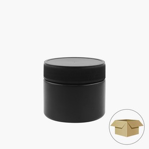 검정분말120 120ml 1박스 477개 HDPE 친환경 파우더 용기, 1개