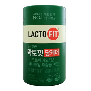 종근당건강 락토핏 당케어 PBS 혈당유산균 혈당 장건강 바나바잎 추출물 1통 (2개월), 60g, 1개