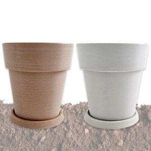 두두네 토분 같은 고강도 플라스틱 화분 소형 11cm 받침포함, 두두네 황토색 11cm×12cm 베트남화분 1호, 1개