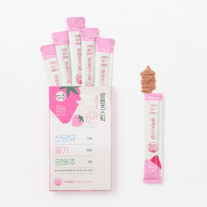 로렌츠 로렌츠스틱 산양유딸기 120g (15g x 8개입) 강아지츄르, 1개, 산양유 + 딸기