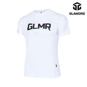 글래모어 GLMR 메인로고 머슬핏 남성 반팔티[면모달 원단]