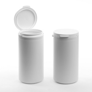 새로핸즈 원터치 분말용 공병 원통용기 1500ml, 단품, 1개