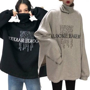 리더스타 여성용 루즈핏 긴팔 티셔츠 그레이+블랙 2장