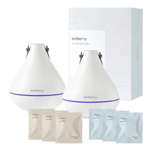 에어베리 스마트 의류관리기 향기순환 2 SET 옷장 드레스룸 냄새 제거 방향제 관리템, 런던프리지아(3개), 코튼런드리(3개)