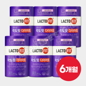 락토핏 다이어트 생유산균 가르시니아 체지방 관리, 6개, 60포