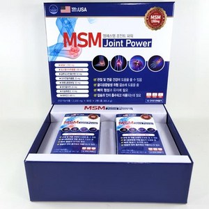 관절 및 연골건강! MSM 조인트파워 (6개월분), 개, 180정/box