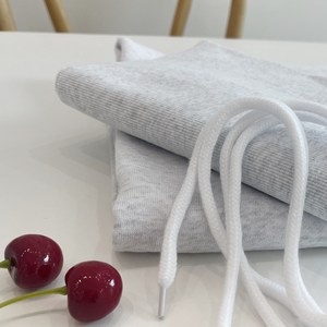 CP015 탐나요 면 쭈리 시보리 원단 맨투맨 만들기 패브릭천, 소90cm, 크림멜란, 1개
