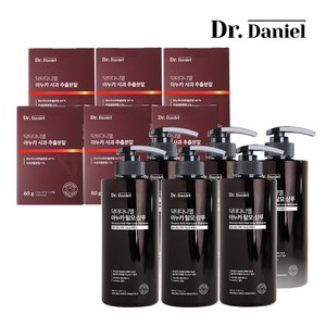 [Dr.Daniel] 닥터다니엘 아누카사과 추출분말 1개월분 6개입+아누카 샴푸, 1통, 500ml