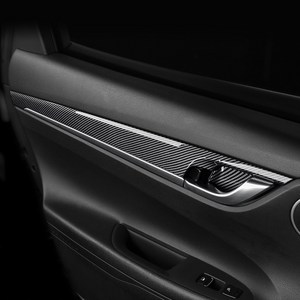 유투카 그랜저 IG 자동차 튜닝 도어프레임 커버 우드 카본 몰딩 스크래치 방지 차량 실내 드레스업 용품, 유광카본, 도어