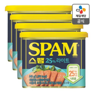 스팸 25% 라이트, 340g, 3개