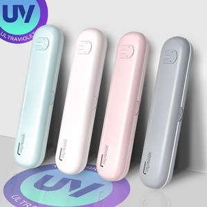 [우리] UV-C LED 휴대용 칫솔살균기 건전지형, 민트