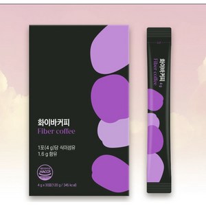 (1+1)푸룬 화이바 커피 4gx30포, 2개, 1정