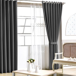 시우데코 맞춤 제작/오로라 린넨 호텔식 암막 커튼 거실 작은창/핀형(세로 길이 조절)