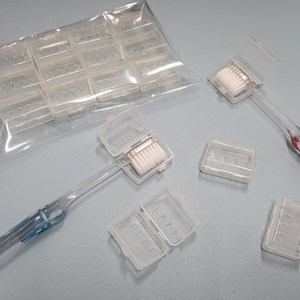 위생적인 투명 칫솔캡 (12개입) 휴대용 여행용 칫솔 보호 케이스, 12개
