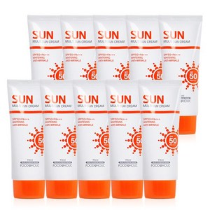 (10개)푸드어홀릭 멀티 선크림 70ml SPF50/PA+++, 1개