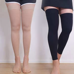 제이토리 의료용 압박스타킹 허벅지형 밴드 무발 2P 1세트