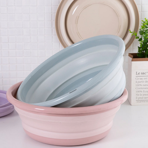 접이식 대야 고무 폴딩 대형 세숫대야 욕실 세탁실 양동이 다라 다라이 1개, 배송을 위한 제3자 제공에 동의합니다(YES), 핑크