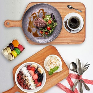센에코 마호가니통원목스퀘어도마모음 나무도마 플레이팅도마 캠핑도마, 내츄럴