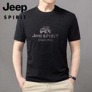 JEEP SPIRIT 남성 반팔 티셔츠 남자 여름 캐주얼 패션 HB-T8989