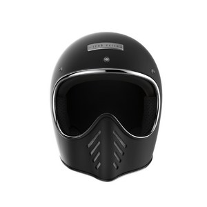 [해외직구] 레트로 오토바이 바이크 헬멧 소두핏 오픈페이스, 블랙, 레트로 2 풀페이스, L