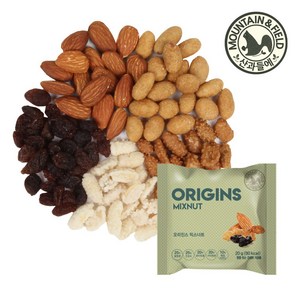산과들에 오리진스믹스너트 하루견과류, 20g, 100개