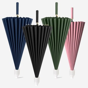 [써보니조트라] 24K 캡장우산 9 color 튼튼한 빗물받이 장우산 캡커버 자바라 방수캡 우산케이스 일체형