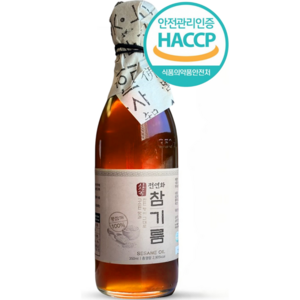 시장쏙 전연화 참기름, 1개, 350ml