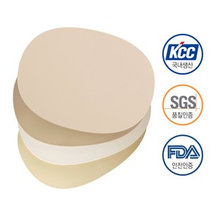 국산 실리콘 식탁매트 방수 테이블매트 41x30cm, 식탁매트 샌드4장, 4개