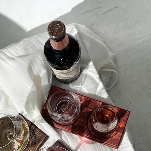 몹 [MOP] 원목 티코스터 위스키 잔받침 컵받침 와인 홀더 우드, 체리우드, 1개