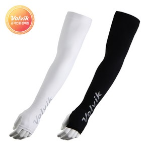[VOLVIK] 볼빅 아쿠아엑스 냉감 골프 손등커버 쿨토시 팔토시 양손 자외선차단 파크골프 운전 낚시 등산 스포츠 쿨토시, 볼빅 손등커버형 쿨토시_화이트, 1개