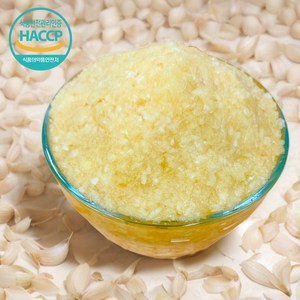 [소소당]국내산 햇 다진마늘 HACCP인증 물0%첨가물, 3개, 1kg