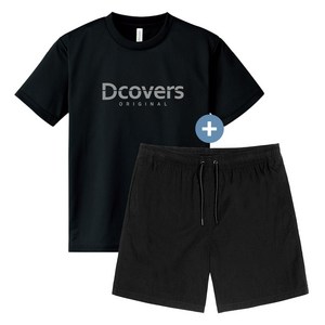 1+1 DCOVERS 반팔티+반바지 2종세트 디커버스 남자 여자 기능성 티셔츠