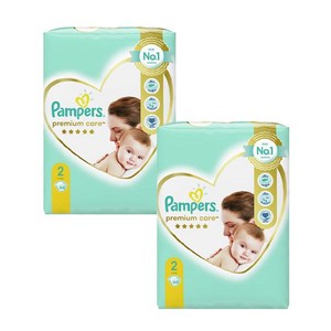 유럽산 팸퍼스 프리미엄케어 밴드형 기저귀 1 2 3 4 5 6 단계 아동공용 pampers 바우처, 2단계