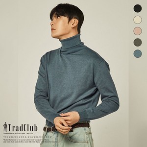(트래드클럽) 베리 목폴라 남성 니트 스웨터 (긴목 반목 5컬러)