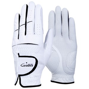 트리노바 반양피 골프장갑 남성용(한손)_T3203, 왼손착용25, 1개
