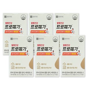 종근당건강 프로메가 알티지 오메가3 비타민D 430mg x 60캡슐, 6개, 6개